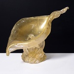 Large Ercole Barovier CONCHIGLIA Shell Compote / Vessel, Murano